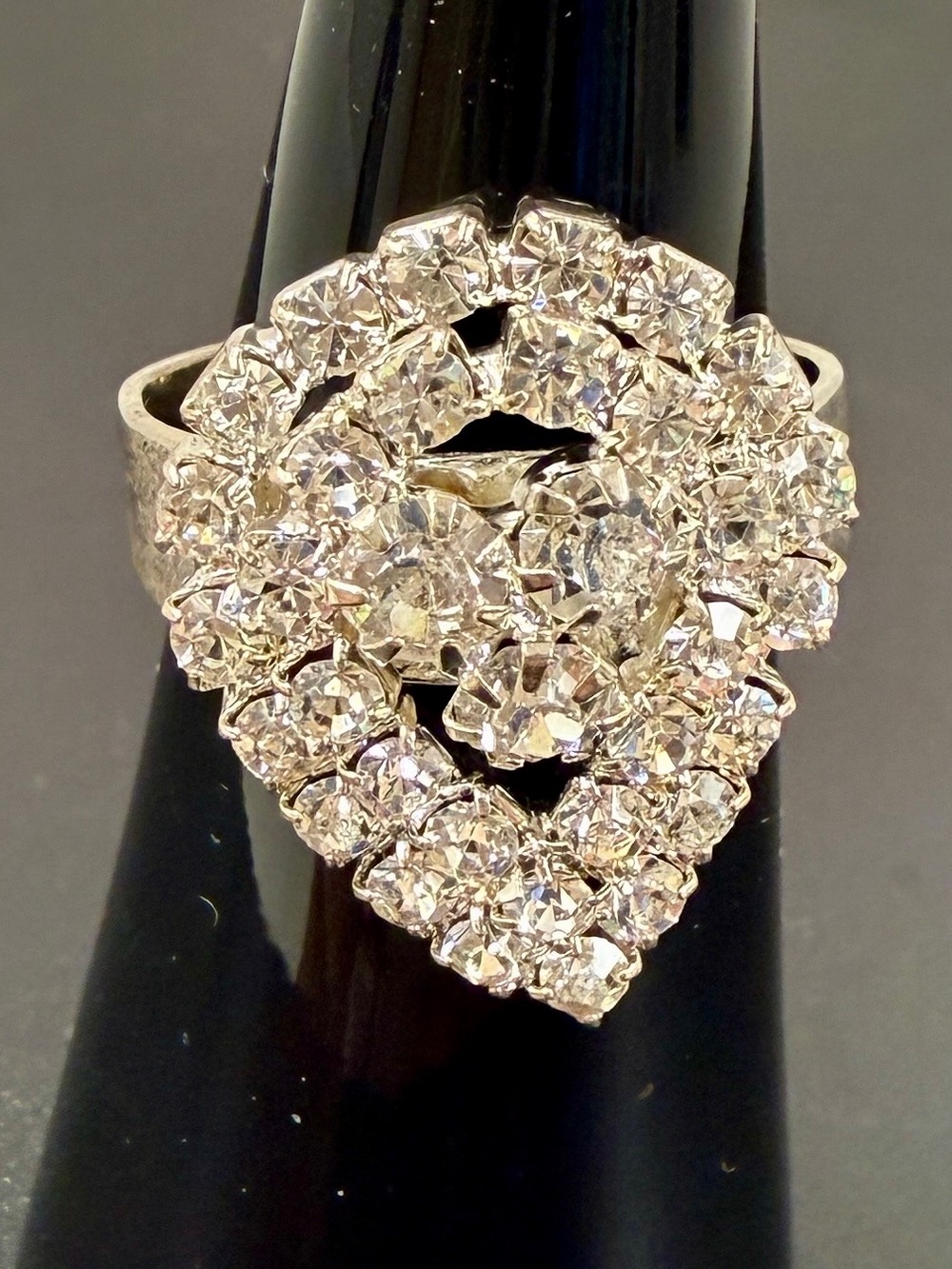 Silver-Tone Women’s Statement Ring